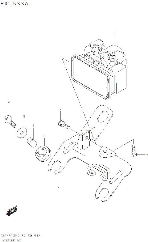 HYDRAULIC UNIT (GSX-R1000A)