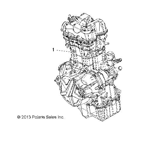 ENGINE, LONG BLOCK - R16RMA32A1/A2 (49ATVLB14SP325)