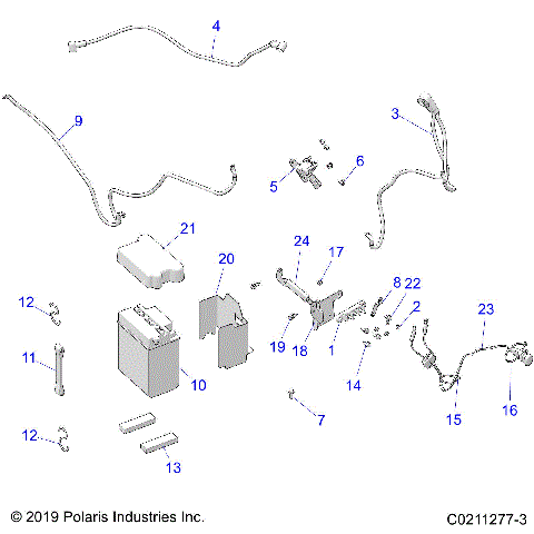 ELECTRICAL, BATTERY - A20SEA57L6/L7 (C0211277-3)