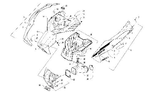 HOOD AND AIR INTAKE ASSEMBLY [104339]