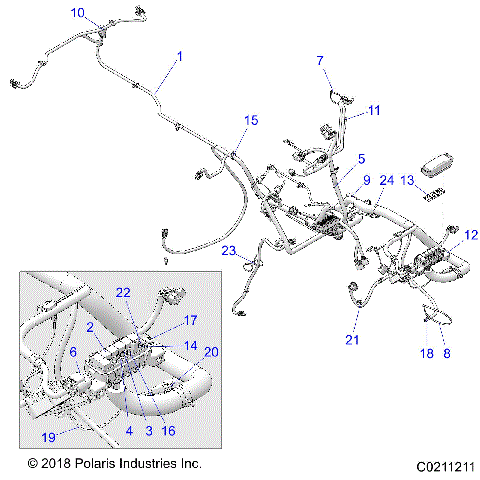 ELECTRICAL, HARNESS - A20SXZ95AG/CAG (C0211211)