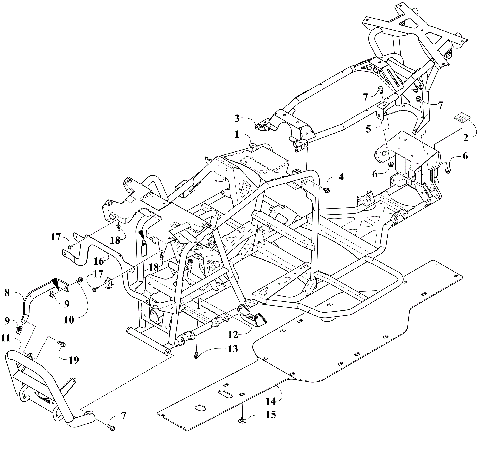 FRAME AND RELATED PARTS  [304125]