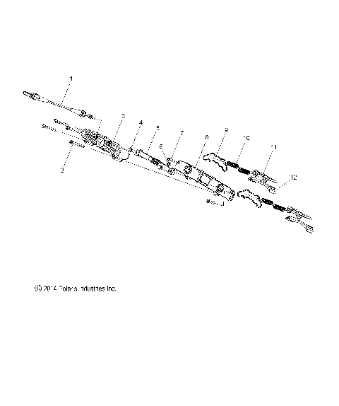 ENGINE, EXHAUST VALVE ASM. - S15DP8 ALL OPTIONS (49SNOWEXHAUSTVALVES158CH)