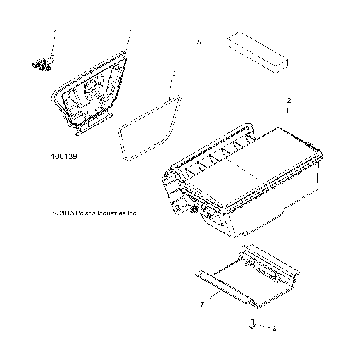 BODY, STORAGE, REAR - A16SXM95AL [100139]