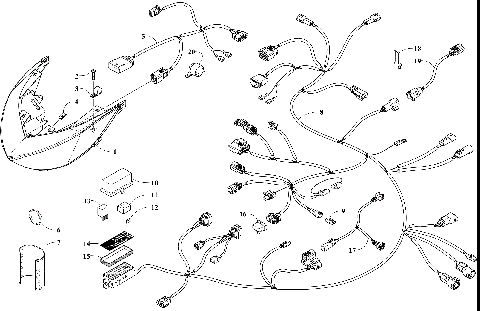 HEADLIGHT AND WIRING ASSEMBLIES [107197]