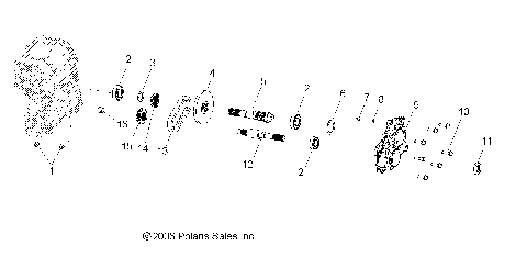 DRIVE TRAIN, MAIN GEARCASE OUTPUT SHAFT - R08WH68AG/AH/AK/AR (4999203249920324D06)