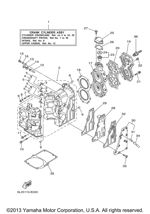 CYLINDER CRANKCASE