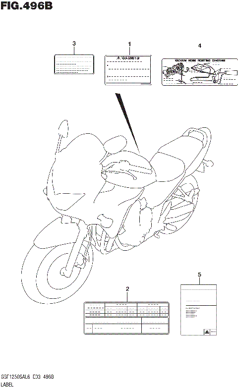 LABEL (GSF1250SAL6 E33)