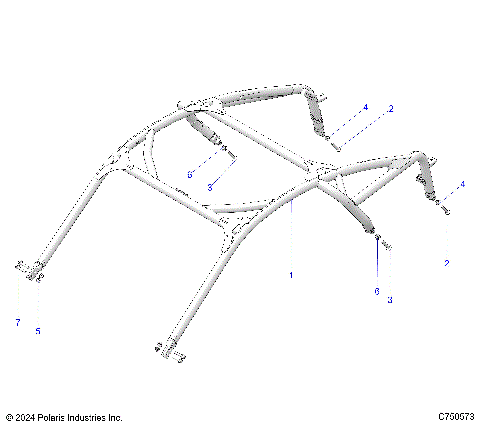 CHASSIS, CAB FRAME - Z25RPE2KA4/B4 (C750573)