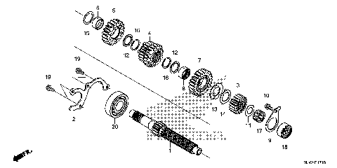 TRANSMISSION (MAINSHAFT)