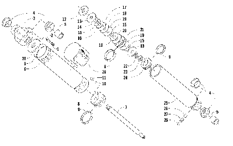 FRONT SUSPENSION SHOCK ABSORBER [91703]