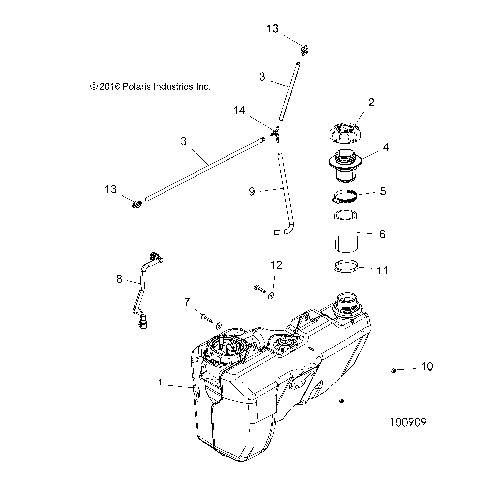 BODY, FUEL TANK - A17SYE85AS (100909)