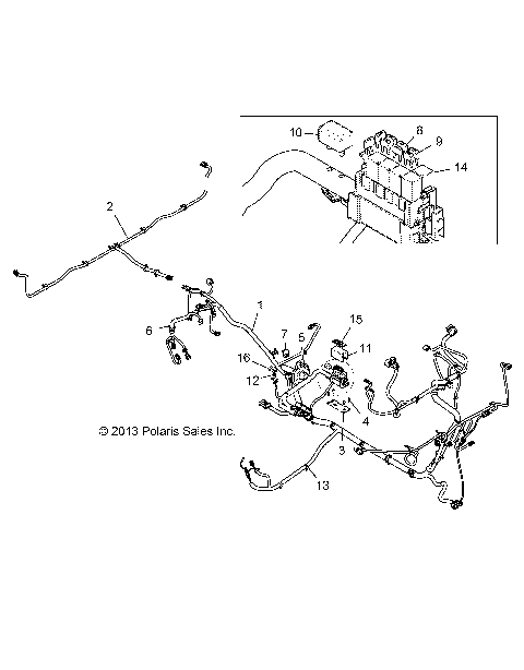 ELECTRICAL, HARNESS, EPS - ALL OPTIONS (49RGRHARNESS14900XP)