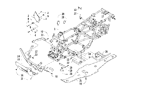 FRAME AND RELATED PARTS [83943]