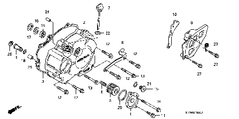 LEFT CRANKCASE COVER