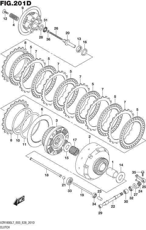 CLUTCH (VZR1800BZL7 E33)