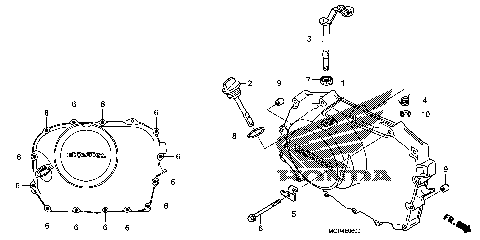 RIGHT CRANKCASE COVER