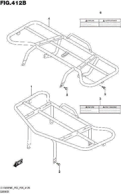 CARRIER (LT-F400FM0 P28)
