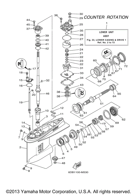 LOWER CASING DRIVE 1
