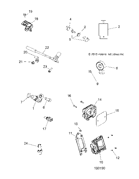 ELECTRICAL, SWITCHES, SENSORS and ECM MODULES - A16SUH57N6 (100190)