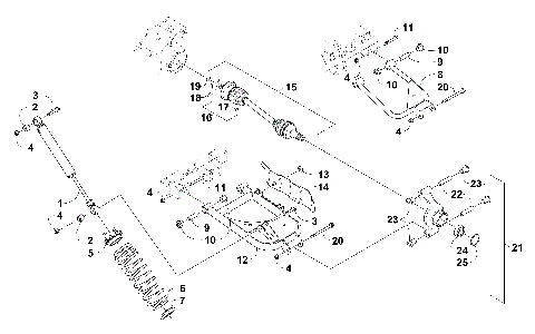 REAR SUSPENSION ASSEMBLY [301278]