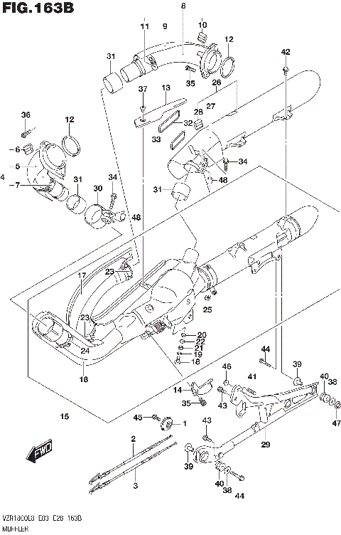 MUFFLER (VZR1800BZL8 E03)