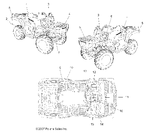 BODY, DECALS - A08TN68AX/AZ (49ATVDECAL08SPX27)