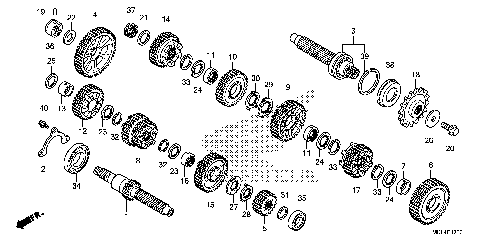 TRANSMISSION (NC750X/XA)