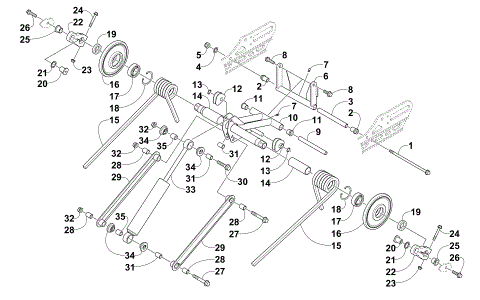 REAR SUSPENSION REAR ARM ASSEMBLY
