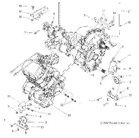 ENGINE/TRANSMISSION MOUNTING - R08VH76AD/AG (49RGRENGINEMTG08VISTA)