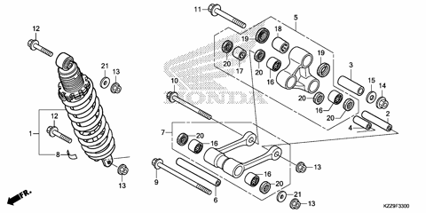 REAR SHOCK ABSORBER
