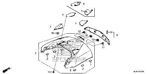 REAR CENTER TOP COVER