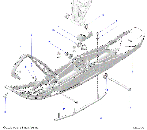 STEERING, SKI ASM - S26TLF9FSL (C603228)