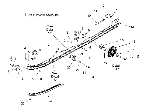 SUSPENSION, RAIL MOUNTING - S08PL7JS (49SNOWSUSPRAIL08RMKSPL)