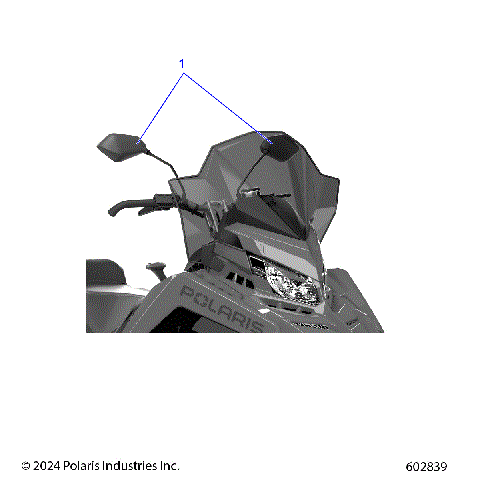 BODY, MIRRORS - S25AJE6RSN/6RSP (602839)