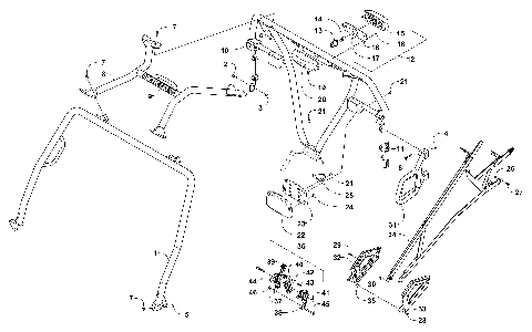 ROPS AND TAILLIGHT ASSEMBLY [300712]