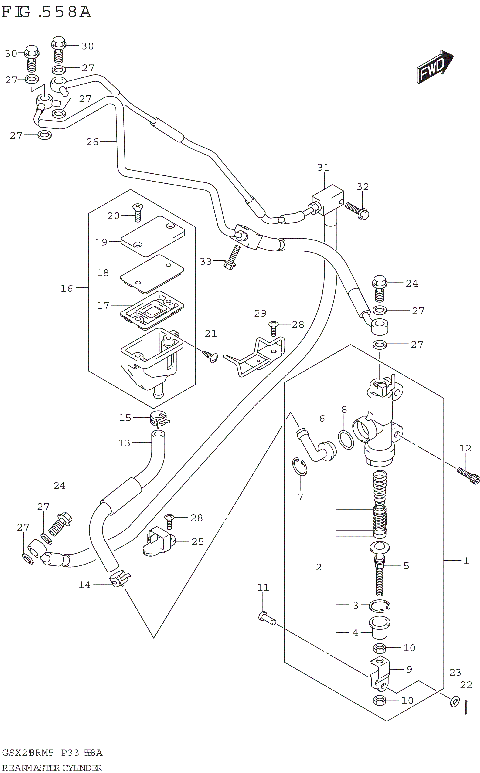 REAR MASTER CYLINDER