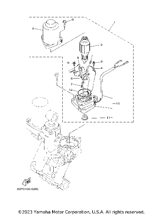 POWER TRIM & TILT ASSY 2