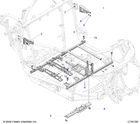 CHASSIS, MOUNTING AND BRACKETS - Z25XPD92A/92B (C750789)