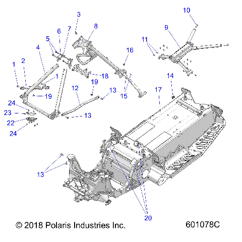 CHASSIS, CHASSIS ASM. and OVER STRUCTURE - S19DDL8RS/REM ALL OPTIONS (601078C)