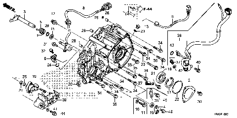 REAR CRANKCASE COVER