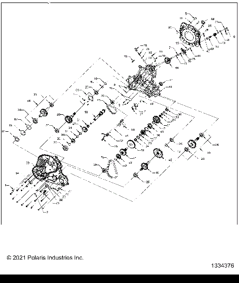 DRIVE TRAIN, MAIN GEARCASE - A24SVA85A4 (1334376)