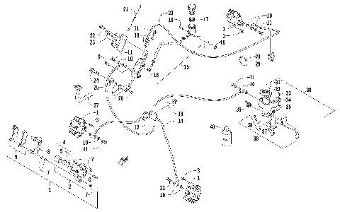 HYDRAULIC BRAKE ASSEMBLY [98099]