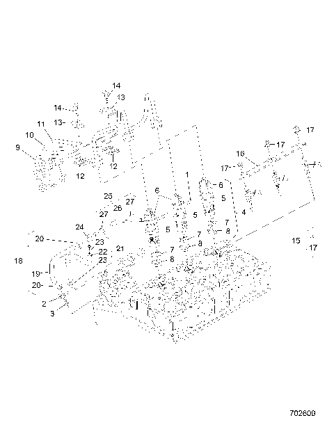 ENGINE, NOZZLE HOLDER AND GLOW PLUG - R25RRED4JA (702609)