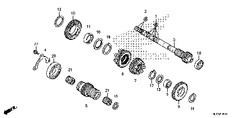TRANSMISSION (MAINSHAFT)