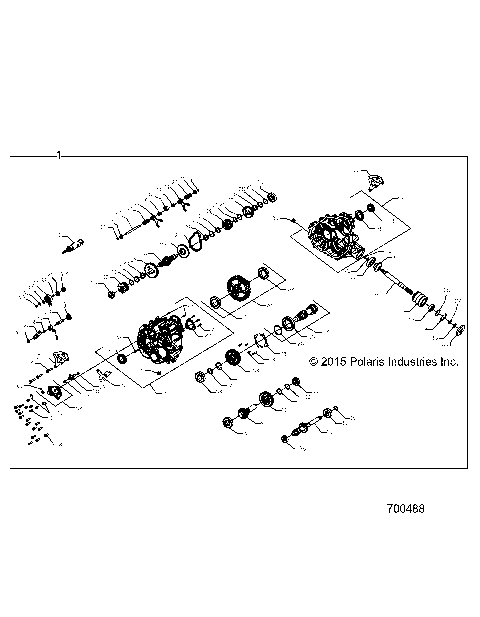 DRIVE TRAIN, MAIN GEARCASE - R16RCA57A1/A4/B1/B4 (700488)