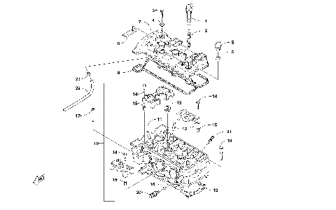 CYLINDER HEAD ASSEMBLY [107711]