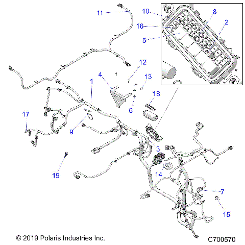 ELECTRICAL, WIRE HARNESSES - R21MAA50J7 (C700570)
