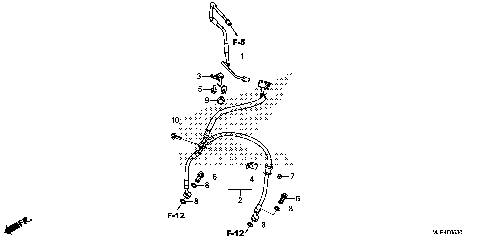 FRONT BRAKE HOSE (STD)