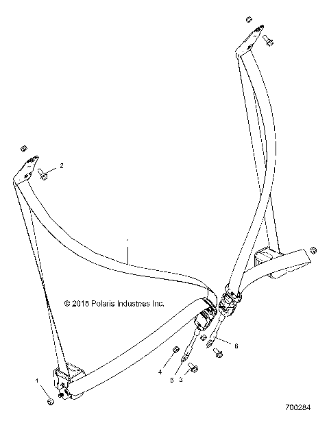 BODY, SEAT BELT MOUNTING - Z16VDE99AF/AM/LM/AS/M99AM (700284)
